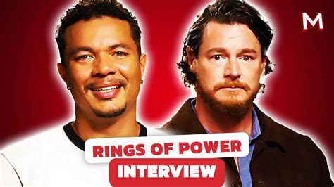 allan cordova|The Rings of Power's Ismael Cruz Córdova & Benjamin Walker .